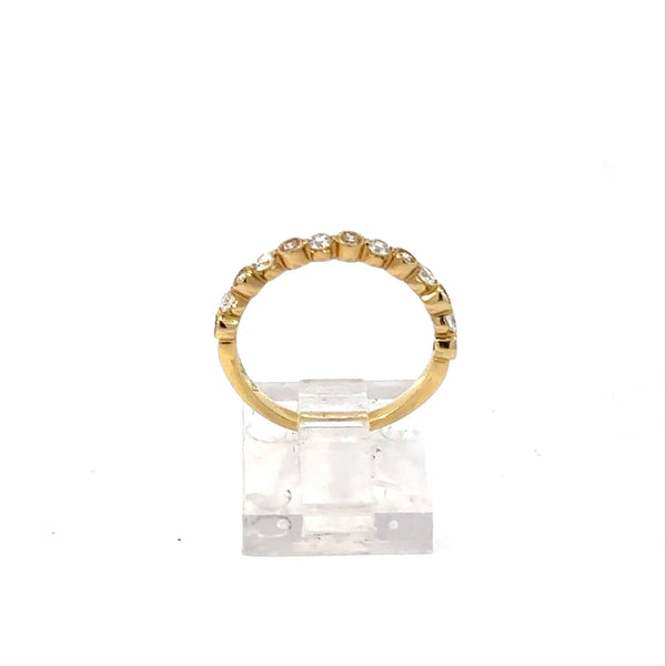 18K Yellow Gold Diamond Ring – 35pt, 2g