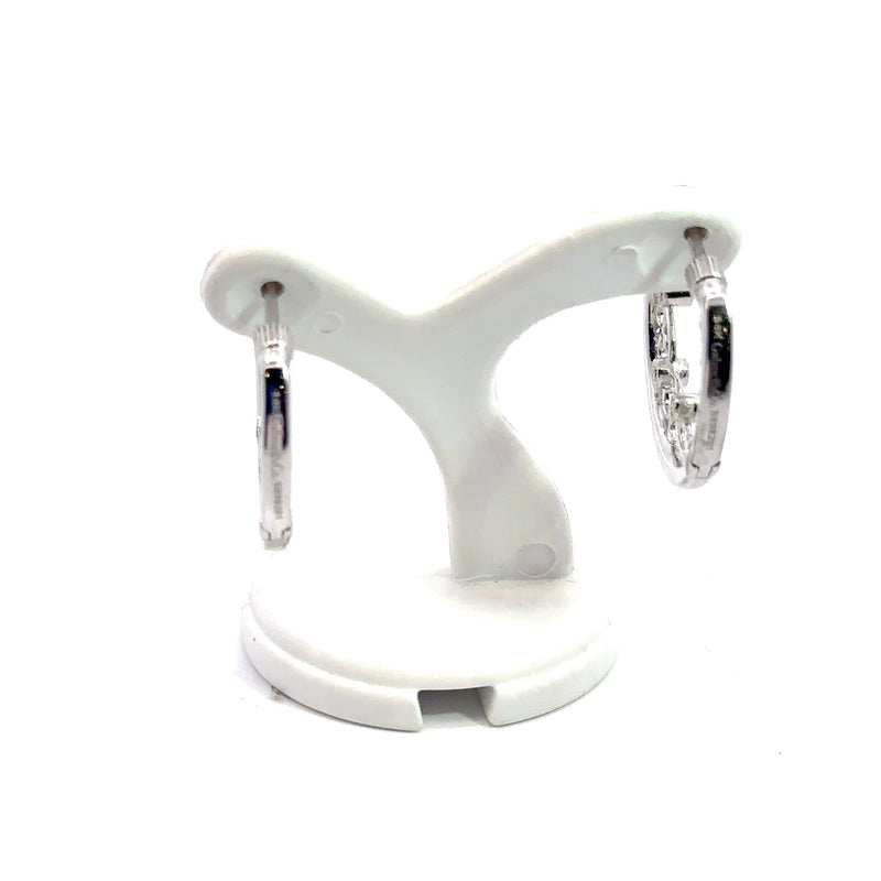 Large Diamond Earrings 14kt