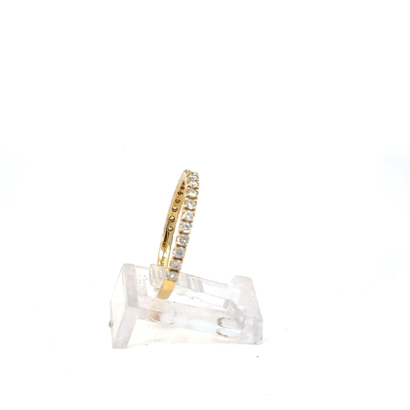 18K Yellow Gold Diamond Ring – 35pt, 2g