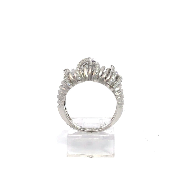 14K Gold Diamond Band Ring – 90pt, 15g