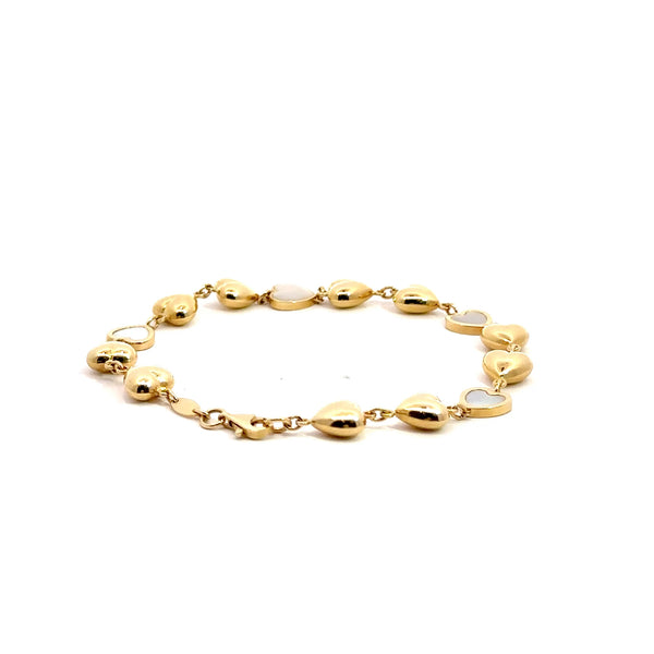 Two-Tone 14K Gold Bracelet – 8" (7g)