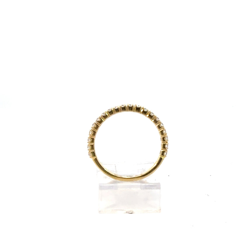 18K Yellow Gold Diamond Ring – 35pt, 2g