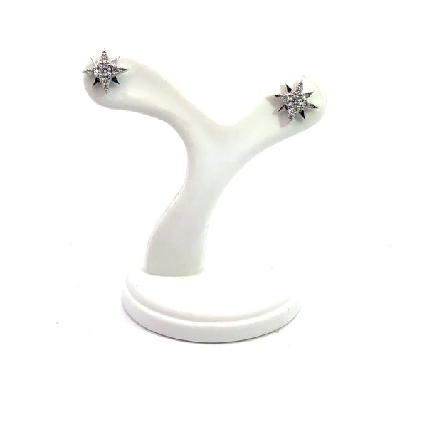 Cardinal Star Diamond Earrings