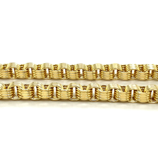 10kt Hollow Alexander Chain (5.5mm)