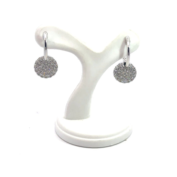 14 karat pendent Diamond Earrings