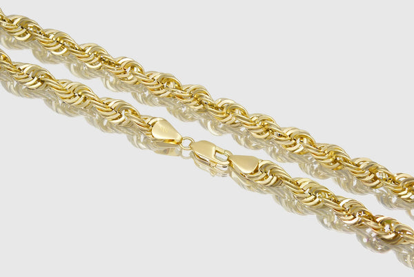 14kt solid DC rope chain (8mm)