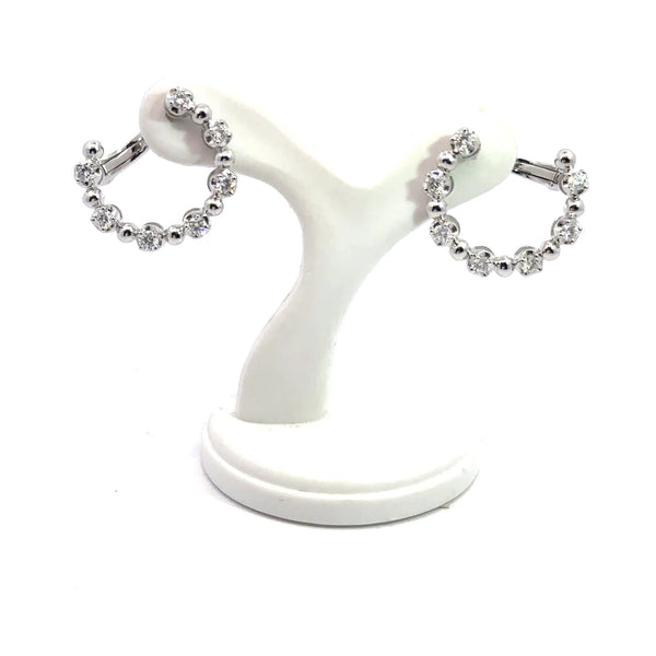 18 kt Diamond Earrings