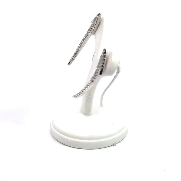 Diamond Arrow 14kt Earrings