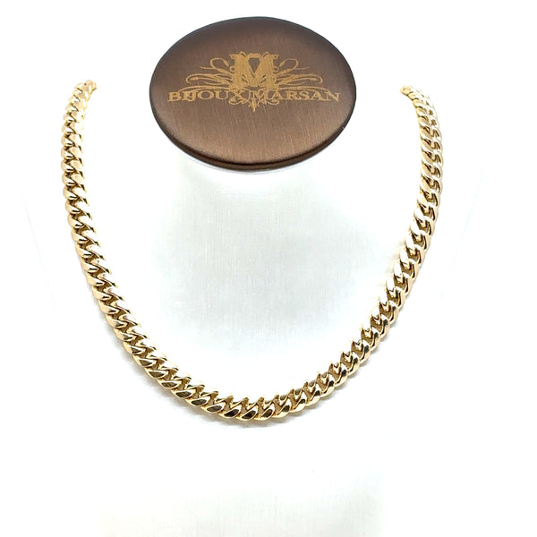 Miami Cuban Link Gold Chain 10 Kt (GCH030-22)