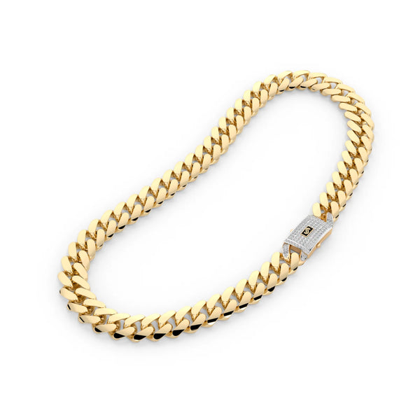 10kt Hollow Monaco Chain (8mm)