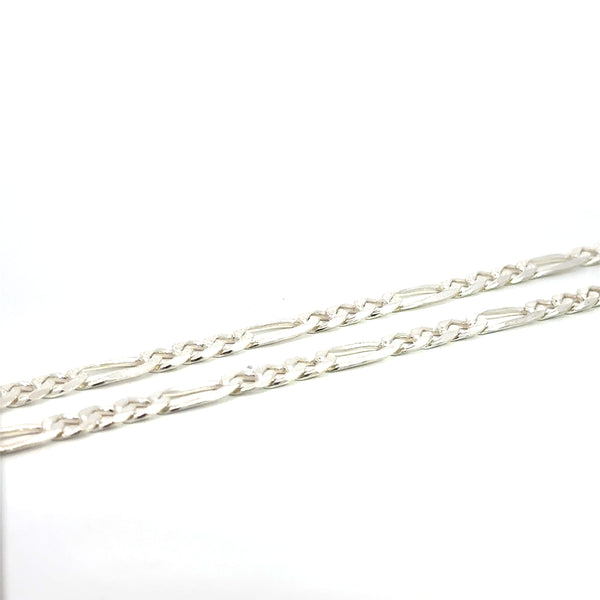 Italian Figaro Silver Chain. (SCH021-20)