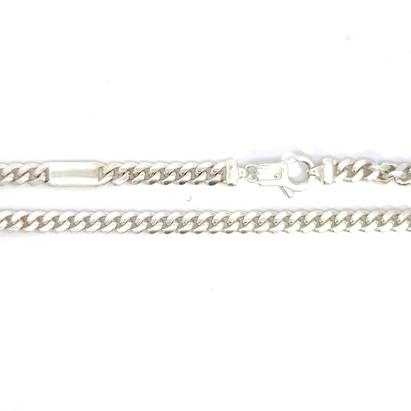 Silver Cuban Link Chain (SCH063-26)