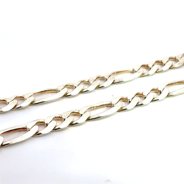 Large Silver Figaro Chain (SCH114-28)
