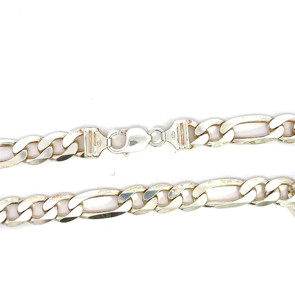 Large Silver Figaro Chain (SCH114-28)