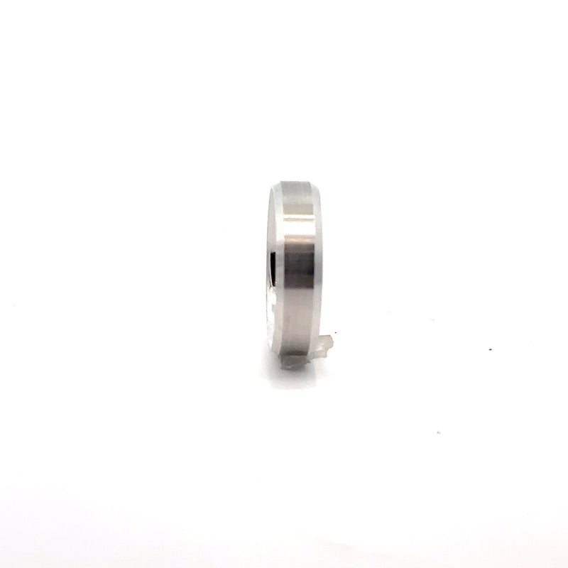 14K White Gold Wedding Band – 7.5g