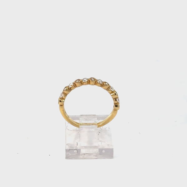 18K Yellow Gold Diamond Ring – 40pt, 2.1g