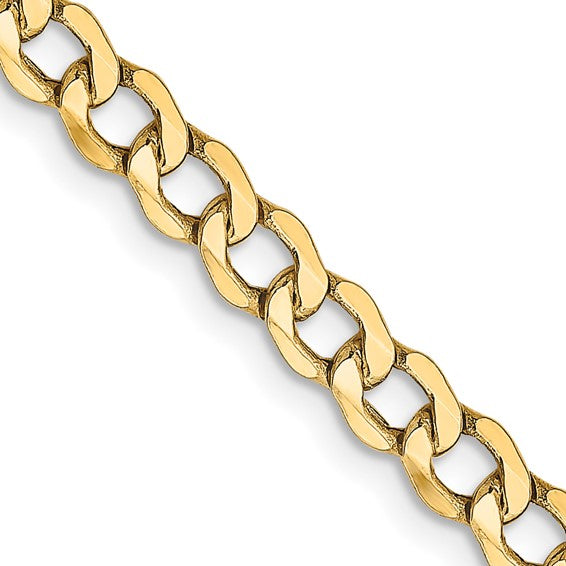 10kt Solid Curb Chains (5.5mm)